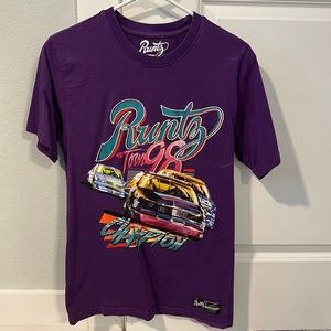 Size small graphic racing tee